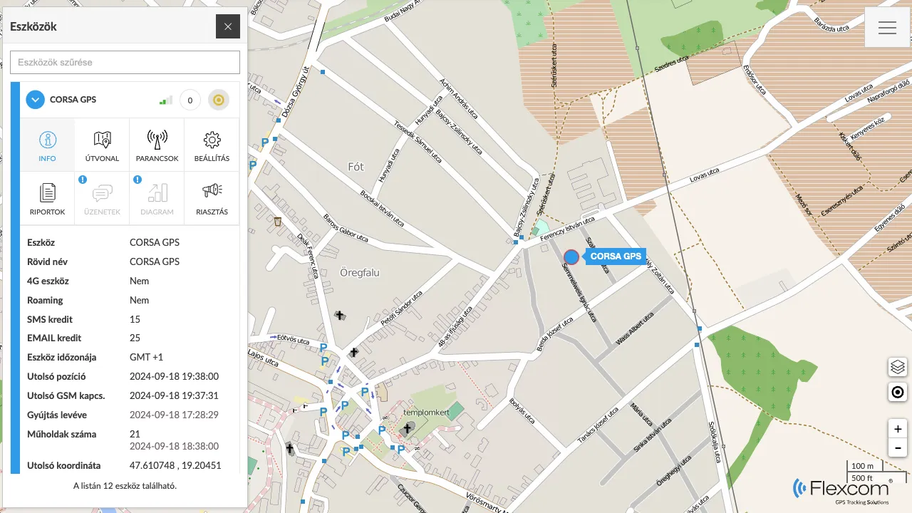 Eszközinformációk lekérése